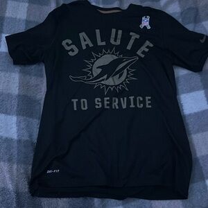 Miami Dolphins Nike salute to service t-shirt